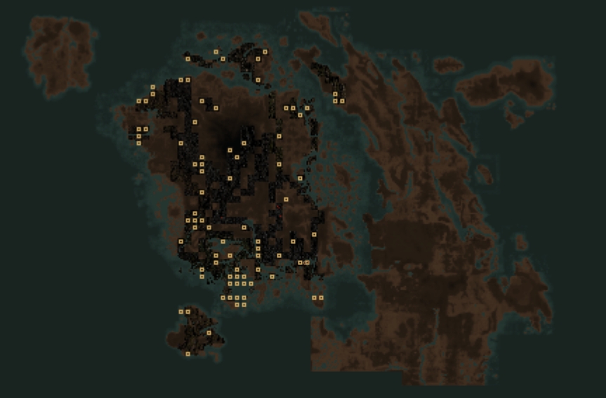 The big peninsula is roughly akin to Vivec's Spear, come to think of it